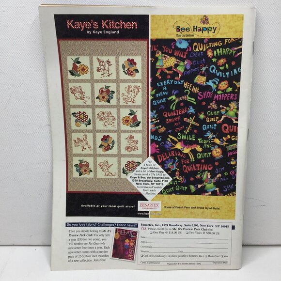 Fons & Porters Love of Quilting Magazine January February 2005 Cowboy Quilt - Picture 9 of 10